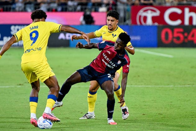 Football, Coppa Italia, Cagliari Calcio v Hellas Verona