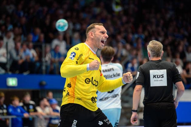 Vladimir Cupara HBW Balingen Weilstetten, 16 GER, ThSV Eisenach vs. HBW Balingen Weilstetten, 1 Opel Handball Bundesliga, Handball, Matchday 2, 2026–2027 Season, September 3, 2026, GER, ThSV Eisenach vs. HBW Balingen Weilstetten, 1st Opel Handball Bundesliga, Handball, Matchday 2, 2026–2027 season, September 3, 2026, Eisenach Copyright: xMartinxHerbstx