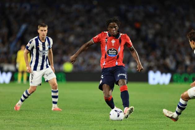 ESP LaLiga EA Sports Real Sociedad Celta de Vigo Ilaix Moriba of Celta de Vigo during the LaLiga EA Sports match between Real Sociedad and Celta de Vigo played at Anoeta Stadium in Gipuzkoa on September 3, 2026, in Spain, Gipuzkoa, Spain, Soccer Copyright: xAgenciaxLOFx