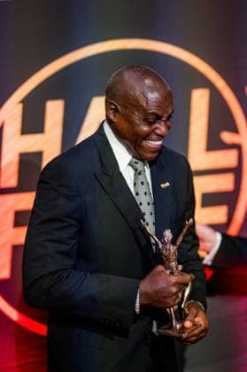 US former sprinter Carl Lewis is pictured during a gala dinner organized on the evening before the 50th edition of the Memorial Van Damme athletics event in Brussels, Thursday 3 September 2026. The 2026 Allianz Memorial Van Damme Diamond League meeting takes place on 4 and 5 September 2026. JASPERxJACOBS  x185172432x