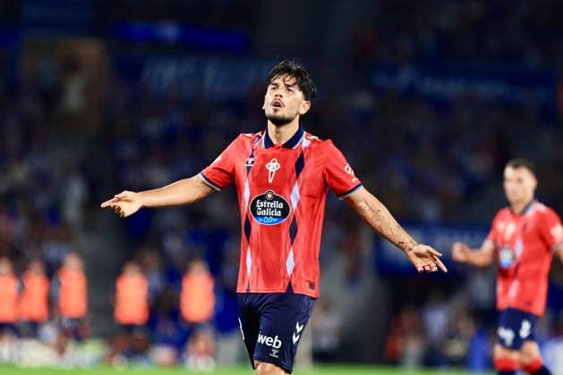 ESP LaLiga EA Sports Real Sociedad Celta de Vigo Miguel Roman Gonzalez of Celta de Vigo during the LaLiga EA Sports match between Real Sociedad and Celta de Vigo played at Anoeta Stadium in Gipuzkoa on September 3, 2026, in Spain, Gipuzkoa, Spain, Soccer Copyright: xAgenciaxLOFx