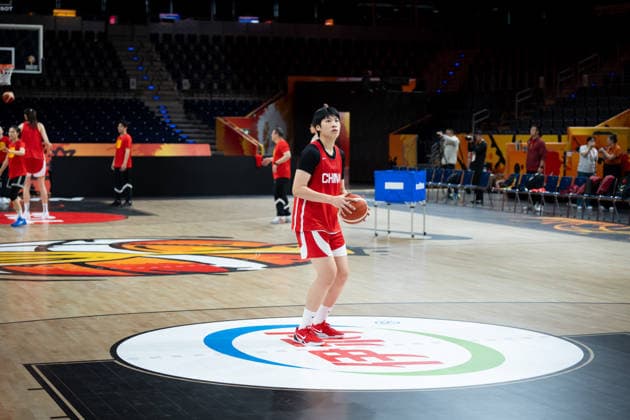 China Team Practice - FIBA Women s Basketball World Cup 2026. The China national team, Nationalteam practices at the FIBA Women s Basketball World Cup 2026 in Berlin, Germany, on September 3, 2026. Berlin Germany  Copyright: xMarcinxGolbax originalFilename:golba-chinatea260903_np3ZK.jpg