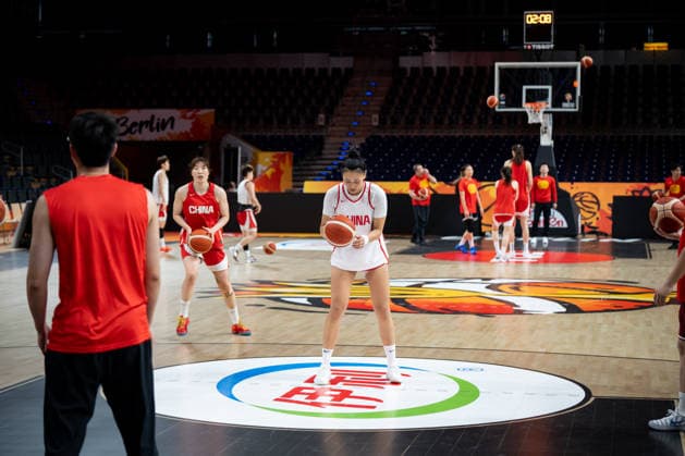China Team Practice - FIBA Women s Basketball World Cup 2026. Ziting Tang is seen during practice of the China national team, Nationalteam at the FIBA Women s Basketball World Cup 2026 in Berlin, Germany, on September 3, 2026. Berlin Germany  Copyright: xMarcinxGolbax originalFilename:golba-chinatea260903_npEqJ.jpg