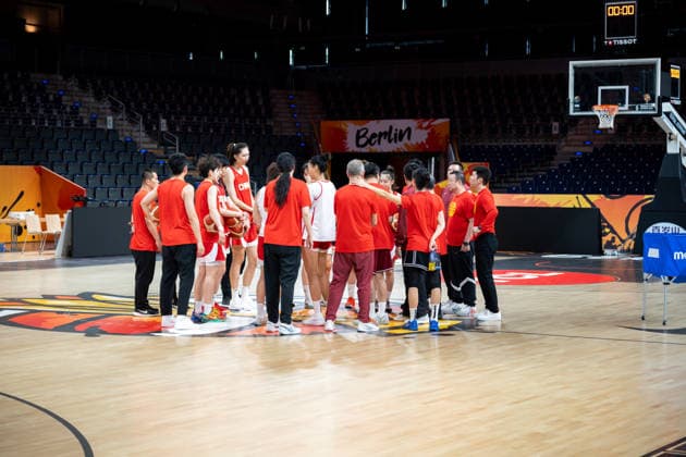 China Team Practice - FIBA Women s Basketball World Cup 2026. The China national team, Nationalteam practices at the FIBA Women s Basketball World Cup 2026 in Berlin, Germany, on September 3, 2026. Berlin Germany  Copyright: xMarcinxGolbax originalFilename:golba-chinatea260903_npNdV.jpg