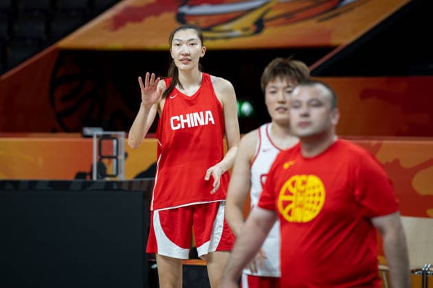 China Team Practice - FIBA Women s Basketball World Cup 2026. Xu Han is seen during practice of the China national team, Nationalteam at the FIBA Women s Basketball World Cup 2026 in Berlin, Germany, on September 3, 2026. Berlin Germany  Copyright: xMarcinxGolbax originalFilename:golba-chinatea260903_npZ4v.jpg