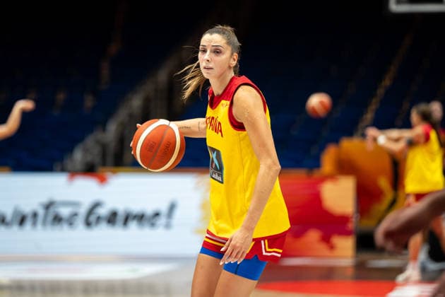 Spain Team Practice - FIBA Women s Basketball World Cup 2026. Mariona Ortiz practices with the Spain national team, Nationalteam at the FIBA Women s Basketball World Cup 2026 in Berlin, Germany, on September 3, 2026. Berlin Germany  Copyright: xMarcinxGolbax originalFilename:golba-spaintea260903_npWvC.jpg