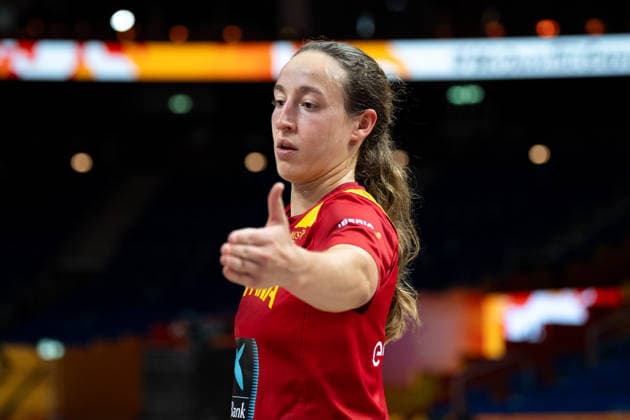 Spain Team Practice - FIBA Women s Basketball World Cup 2026. Alicia Florez is seen during practice of the Spain national team, Nationalteam at the FIBA Women s Basketball World Cup 2026 in Berlin, Germany, on September 3, 2026. Berlin Germany  Copyright: xMarcinxGolbax originalFilename:golba-spaintea260903_np8ih.jpg
