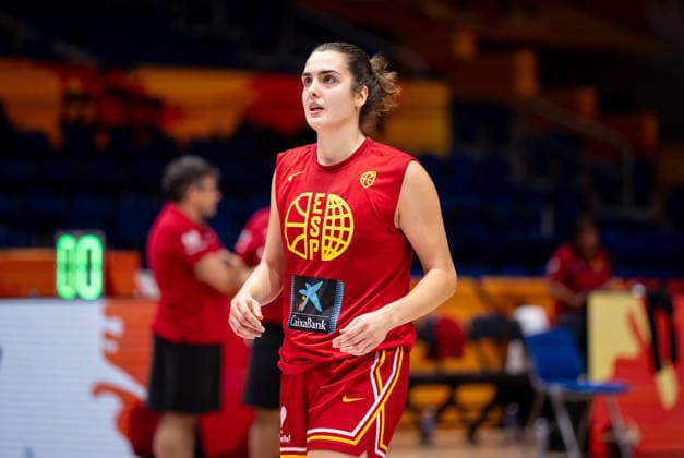 Spain Team Practice - FIBA Women s Basketball World Cup 2026. Paula Ginzo is seen during practice of the Spain national team, Nationalteam at the FIBA Women s Basketball World Cup 2026 in Berlin, Germany, on September 3, 2026. Berlin Germany  Copyright: xMarcinxGolbax originalFilename:golba-spaintea260903_npHXI.jpg