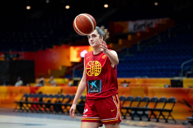 Spain Team Practice - FIBA Women s Basketball World Cup 2026. Paula Ginzo is seen during practice of the Spain national team, Nationalteam at the FIBA Women s Basketball World Cup 2026 in Berlin, Germany, on September 3, 2026. Berlin Germany  Copyright: xMarcinxGolbax originalFilename:golba-spaintea260903_npO4N.jpg