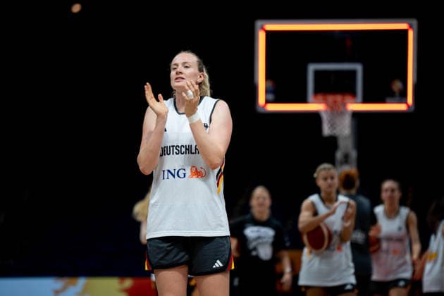 Germany Team Practice - FIBA Women s Basketball World Cup 2026. Marie Guelich is seen during practice of the Germany national team, Nationalteam at the FIBA Women s Basketball World Cup 2026 in Berlin, Germany, on September 3, 2026. Berlin Germany  Copyright: xMarcinxGolbax originalFilename:golba-germanyt260903_npdTG.jpg