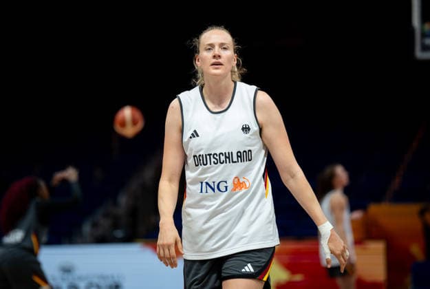 Germany Team Practice - FIBA Women s Basketball World Cup 2026. Marie Guelich is seen during practice of the Germany national team, Nationalteam at the FIBA Women s Basketball World Cup 2026 in Berlin, Germany, on September 3, 2026. Berlin Germany  Copyright: xMarcinxGolbax originalFilename:golba-germanyt260903_nptJq.jpg