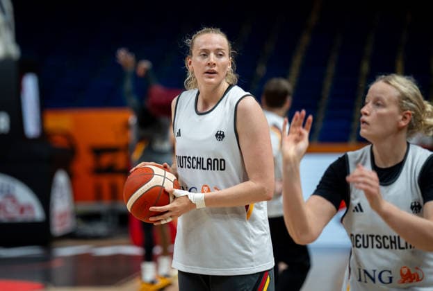 Germany Team Practice - FIBA Women s Basketball World Cup 2026. Marie Guelich is seen during practice of the Germany national team, Nationalteam at the FIBA Women s Basketball World Cup 2026 in Berlin, Germany, on September 3, 2026. Berlin Germany  Copyright: xMarcinxGolbax originalFilename:golba-germanyt260903_npuaD.jpg