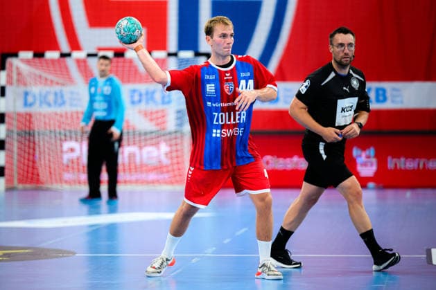 Bietigheim HBL 26 27 SG BBM Bietigheim THW Kiel Mathias Larson Bietigheim Bietigheim Bissingen Egetrans Arena Baden-Württemberg Germany