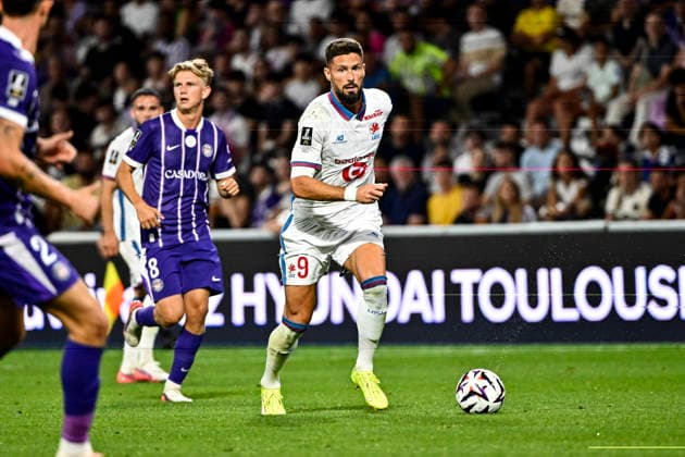FOOTBALL : Toulouse vs Lille - 3eme Journee de Ligue 1 McDonald S - Toulouse - 03 09 2026 Olivier Giroud (losc) Toulouse  Copyright: xThierryxBretonx