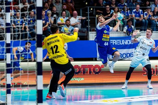 September 3, 2026, GER, Handball, Men, Season 26–27, Opel 1st Division, Matchday 2, ThSV Eisenach vs. HBW Balingen-Weilstetten, Stephan Seitz (ThSV Eisenach), 44 99817 Eisenach, Werner Assmann, Am Sportpark, Thuringia, Germany