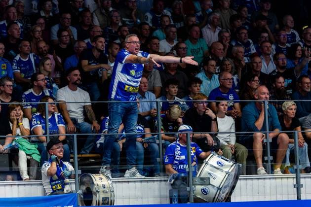 September 3, 2026, GER, Handball, Men, 2026–2027 Season, Opel 1st Division, Matchday 2, ThSV Eisenach vs. HBW Balingen-Weilstetten, ThSV Eisenach Fans, 99817 Eisenach, Werner Assmann Hall, Am Sportpark, Thuringia, Germany