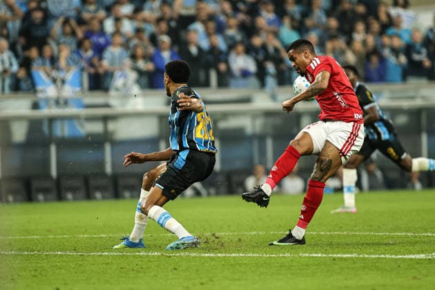 Fußball, Brasilien, Gremio Porto Alegre - SC Internacional Porto Alegre Grêmio x Internacional PORTO ALEGRE, RS - 03.09.2026: GRÃªMIO X INTERNACIONAL - Alerrandro during GrÃªmio vs. Internacional held at Arena do GrÃªmio in Porto Alegre, RS, in the second leg of the quarterfinals of the 2026 Copa do Brasil. (Photo: Gabriel Haesbaert Fotoarena) x3009264x  GabrielxHaesbaert