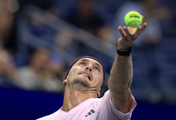 US Open tennis tournament - Day 5 Alexander Zverev of Germany in action against Quentin Halys of France during the Men s Singles second round of the US Open Tennis Championships in Flushing Meadows, New York, USA, 03 September 2026. FLUSHING MEADOWS NEW YORK United States  Copyright: xCRISTOBALxHERRERA-ULASHKEVICHx