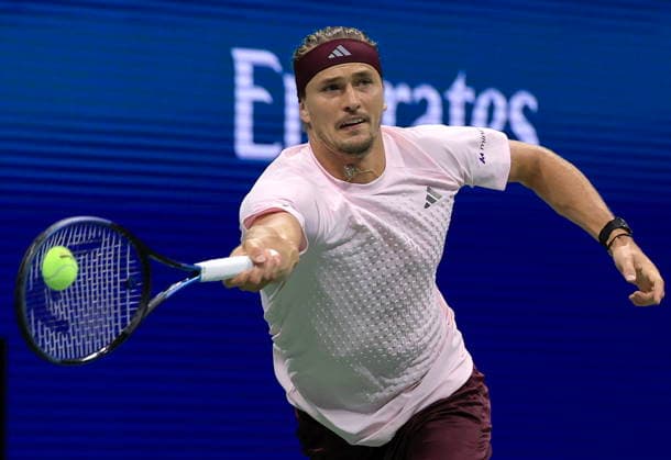 US Open tennis tournament - Day 5 Alexander Zverev of Germany in action against Quentin Halys of France during the Men s Singles second round of the US Open Tennis Championships in Flushing Meadows, New York, USA, 03 September 2026. FLUSHING MEADOWS NEW YORK United States  Copyright: xCRISTOBALxHERRERA-ULASHKEVICHx
