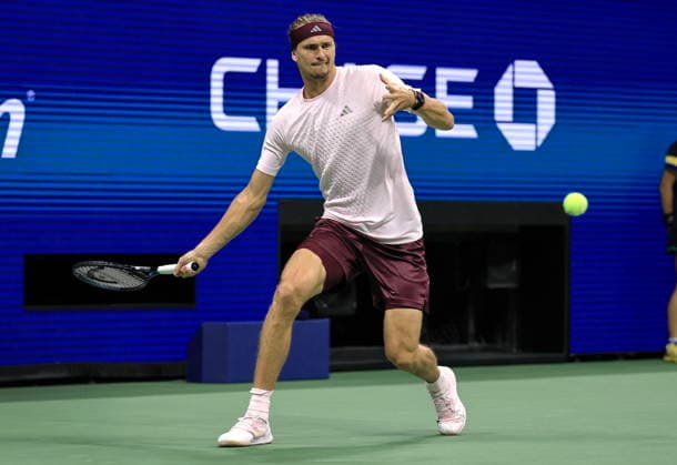US Open tennis tournament - Day 5 Alexander Zverev of Germany in action against Quentin Halys of France during the Men s Singles second round of the US Open Tennis Championships in Flushing Meadows, New York, USA, 03 September 2026. FLUSHING MEADOWS NEW YORK United States  Copyright: xCRISTOBALxHERRERA-ULASHKEVICHx