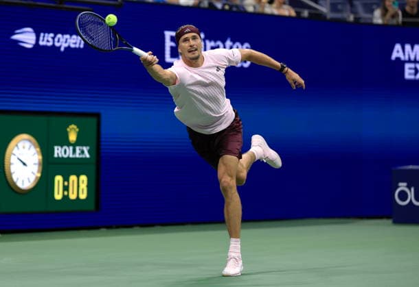US Open tennis tournament - Day 5 Alexander Zverev of Germany in action against Quentin Halys of France during the Men s Singles second round of the US Open Tennis Championships in Flushing Meadows, New York, USA, 03 September 2026. FLUSHING MEADOWS NEW YORK United States  Copyright: xCRISTOBALxHERRERA-ULASHKEVICHx