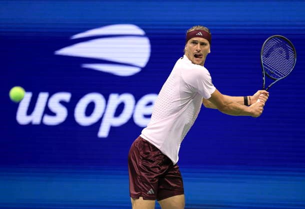 US Open tennis tournament - Day 5 Alexander Zverev of Germany in action against Quentin Halys of France during the Men s Singles second round of the US Open Tennis Championships in Flushing Meadows, New York, USA, 03 September 2026. FLUSHING MEADOWS NEW YORK United States  Copyright: xCRISTOBALxHERRERA-ULASHKEVICHx