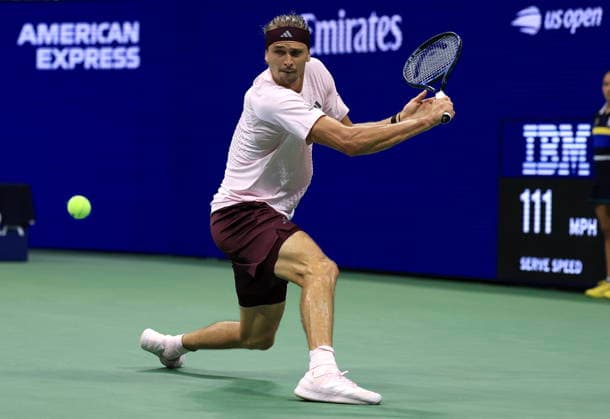 Tennis, US Open, Day 5, Alexander Zverev v Quentin Halys