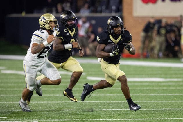 American football, NCAA, Wake Forest Demon Deacons v Akron Zips