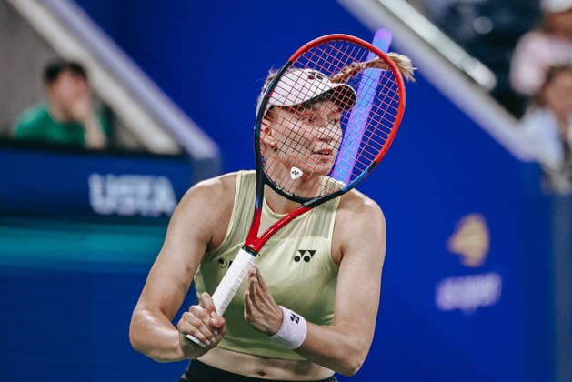 US Open tennis tournament - Day 5 Elena Rybakina of Kazakhstan in action against Jessica Bouzas Maneiro of Spain during their women s singles second round match at the US Open Tennis Championships at the USTA Billie Jean King National Tennis Center in Flushing Meadows, New York, USA, 03 September 2026. The 2026 US Open runs from 23 August through 13 September. FLUSHING MEADOWS NEW YORK United States  Copyright: xOlgaxFedorovax