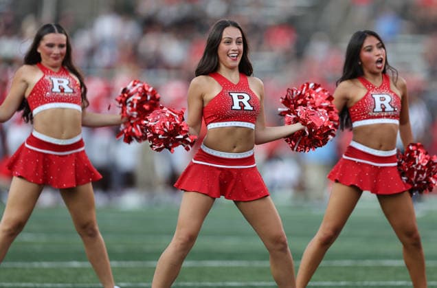 NCAA, College League, USA Football 2026: UMass V Rutgers SEP 3 September 3, 2026: Members of the Rutgers cheer team during a NCAA football game between the UMass minutemen and the Rutgers Scarlet Knights at SHI Stadium in Piscataway, NJ. Mike Langish CSM (Credit Image: Ã‚Â Mike Langish Cal Media) (Credit Image: Â Mike Langish Cal Sport Media) Piscataway New Jersey United States of America EDITORIAL USE ONLY Copyright: xx ZUMA-20260903_zma_c04_182.jpg MikexLangishx csmphotothree516785