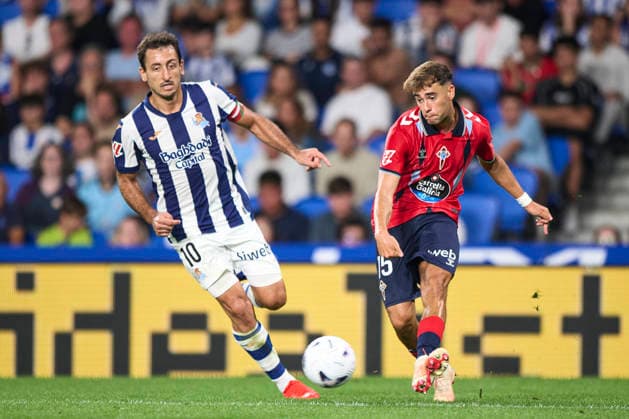 Real Sociedad v RC Celta de Vigo - LaLiga EA Sports 2026 27 Alvaro Nunez of RC Celta with the ball during the LaLiga EA Sports match between Real Sociedad and RC Celta at Estadio Anoeta in San Sebastian, Spain, on September 3, 2026. San Sebastian Spain  Copyright: xCesarxOrtizxGonzalezx originalFilename:ortizgonzalez-realsoci260903_npPQt.jpg