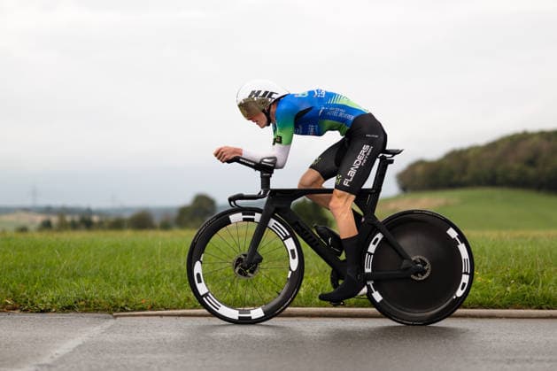 Cycling, Stage 1 of the Sauerland Tour, 13.5 km individual time trial, September 4, 2026 Noah Brits BEL, Benediction Banafrica Team Brilon North Rhine-Westphalia, Germany Copyright: xMarcelxHilgerx