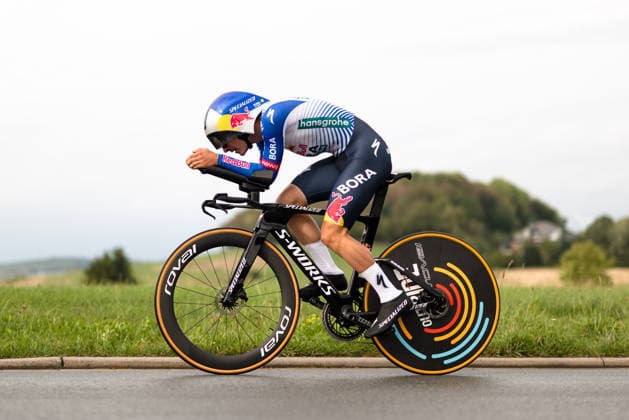 Cycling, Stage 1 of the Sauerland Tour, 13.5-km individual time trial, September 4, 2026, Paul Fietzke (GER), Red Bull BORA hansgrohe Rookies, Brilon, North Rhine-Westphalia, Germany Copyright: xMarcelxHilgerx