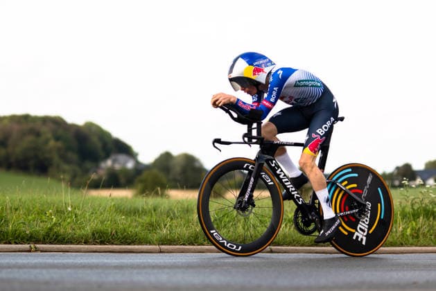 Cycling, Stage 1 of the Sauerland Tour, 13.5-km individual time trial, September 4, 2026 Noah Lindholm Moller Andersen (DEN), Red Bull BORA hansgrohe Rookies, Brilon, North Rhine-Westphalia, Germany Copyright: xMarcelxHilgerx