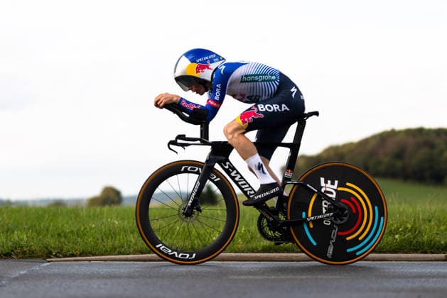 Cycling, Stage 1 of the Sauerland Tour, 13.5-km individual time trial, September 4, 2026 Noah Lindholm Moller Andersen (DEN), Red Bull BORA hansgrohe Rookies, Brilon, North Rhine-Westphalia, Germany Copyright: xMarcelxHilgerx