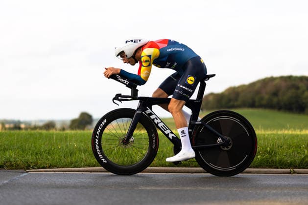 Cycling, Stage 1 of the Sauerland Tour, 13.5-km individual time trial, September 4, 2026, Enaut Urkaregi (ESP), Lidl Trek Future Racing, Brilon, North Rhine-Westphalia, Germany Copyright: xMarcelxHilgerx