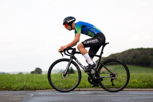 Cycling, Stage 1 of the Sauerland Tour, 13.5-km individual time trial, September 4, 2026 Glen Van Nuffelen (BEL), Benediction Banafrica Team Brilon, North Rhine-Westphalia, Germany Copyright: xMarcelxHilgerx