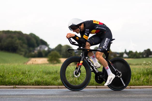 Cycling, Stage 1 of the Sauerland Tour, 13.5 km individual time trial, September 4, 2026 Ben Felix Jochum (GER), Team Lotto Kern Haus Outlet Montabaur Brilon North Rhine-Westphalia Germany Copyright: xMarcelxHilgerx