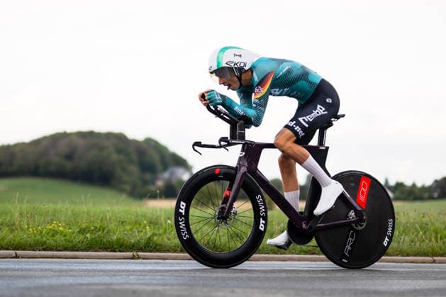 Cycling, Stage 1 of the Sauerland Tour, 13.5-km individual time trial, September 4, 2026, Jermaine Zemke (GER), REMBE rad net, Brilon, North Rhine-Westphalia, Germany Copyright: xMarcelxHilgerx