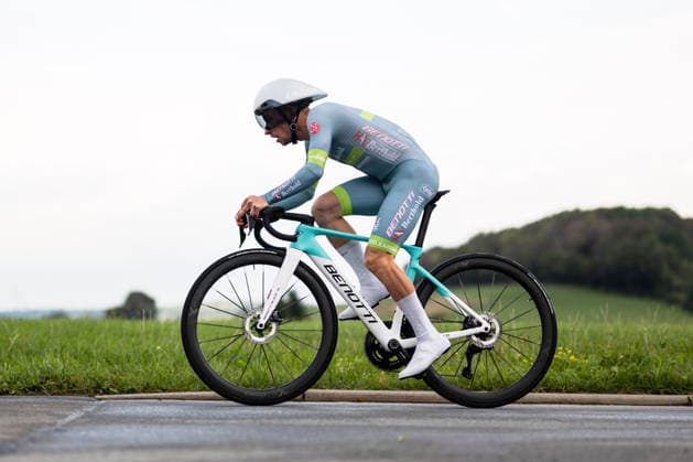 Cycling, Stage 1 of the Sauerland Tour, 13.5-km individual time trial, September 4, 2026 Patrick Reißig (GER), Benotti Berthold, Brilon, North Rhine-Westphalia, Germany Copyright: xMarcelxHilgerx