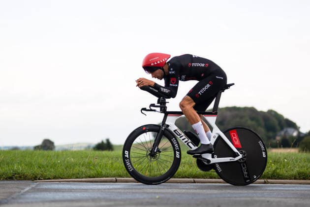 Cycling, Stage 1 of the Sauerland Tour, 13.5-km individual time trial, September 4, 2026 Johan Eltoft DEN, Tudor Pro Cycling Team U23 Brilon North Rhine-Westphalia Germany Copyright: xMarcelxHilgerx