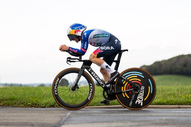 Cycling, Stage 1 of the Sauerland Tour, 13.5-km individual time trial, September 4, 2026 Sebastian Putz (AUT), Red Bull BORA hansgrohe Rookies, Brilon, North Rhine-Westphalia, Germany Copyright: xMarcelxHilgerx