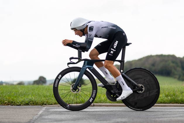 Cycling, Stage 1 of the Sauerland Tour, 13.5 km individual time trial, September 4, 2026 Paul Viehböck (AUT), Tyrol, KTM Cycling Team, Brilon, North Rhine-Westphalia, Germany Copyright: xMarcelxHilgerx