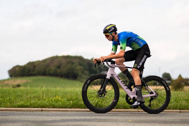 Cycling, Stage 1 of the Sauerland Tour, 13.5-km individual time trial, September 4, 2026 Elias Reyns BEL, Benediction Banafrica Team Brilon North Rhine-Westphalia Germany Copyright: xMarcelxHilgerx