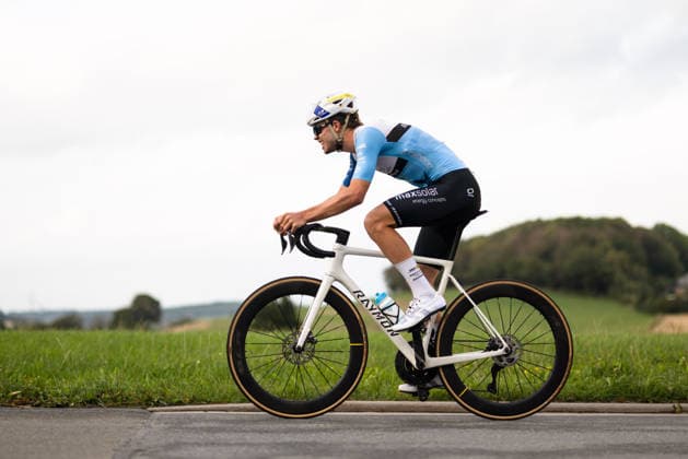 Cycling, Stage 1 of the Sauerland Tour, 13.5-km individual time trial, September 4, 2026, Maximilian Roth (GER), MaxSolar Raymon Brilon, North Rhine-Westphalia, Germany Copyright: xMarcelxHilgerx