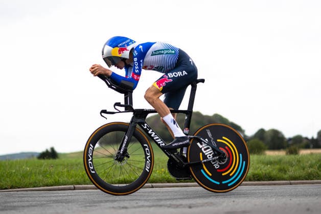 Cycling, Stage 1 of the Sauerland Tour, 13.5-km individual time trial, September 4, 2026, Gijs Schoonvelde (NED), Red Bull BORA hansgrohe Rookies, Brilon, North Rhine-Westphalia, Germany Copyright: xMarcelxHilgerx