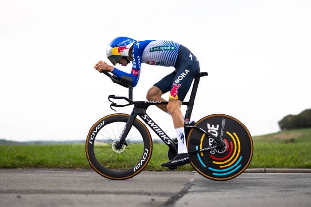 Cycling, Stage 1 of the Sauerland Tour, 13.5-km individual time trial, September 4, 2026, Gijs Schoonvelde (NED), Red Bull BORA hansgrohe Rookies, Brilon, North Rhine-Westphalia, Germany Copyright: xMarcelxHilgerx