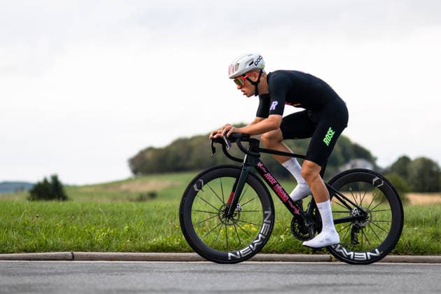 Cycling, Stage 1 of the Sauerland Tour, 13.5 km individual time trial, September 4, 2026, Nepomuk Roth (GER), Rose Racing Circle, Brilon, North Rhine-Westphalia, Germany Copyright: xMarcelxHilgerx