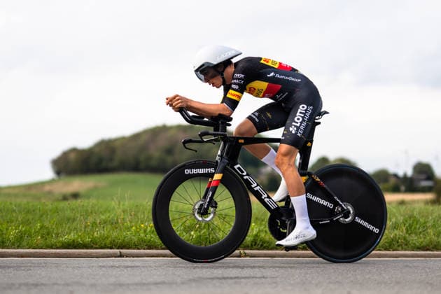 Cycling, Stage 1 of the Sauerland Tour, 13.5 km individual time trial, September 4, 2026 Arno Wallenborn GER, Team Lotto Kern Haus Outlet Montabaur Brilon North Rhine-Westphalia Germany Copyright: xMarcelxHilgerx