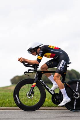 Cycling, Stage 1 of the Sauerland Tour, 13.5 km individual time trial, September 4, 2026 Arno Wallenborn GER, Team Lotto Kern Haus Outlet Montabaur Brilon North Rhine-Westphalia Germany Copyright: xMarcelxHilgerx